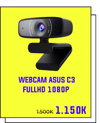 Webcam Asus C3 FullHD 1080p 1 1