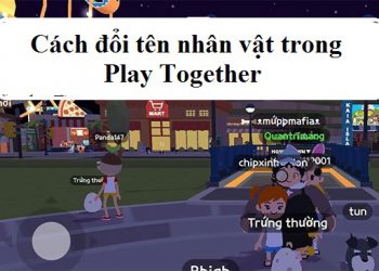 cách đổi tên nhân vật trong play together
