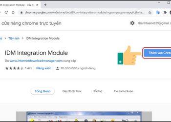 cách thêm idm vào chrome