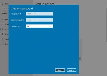 Cài mật khẩu máy tính