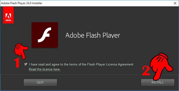 Cài đặt Flash Player cho Chrome