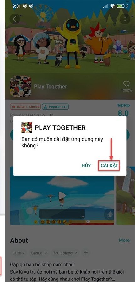 Cách Tải Play Together Apk 1.23 Cho Android Update T9/2021