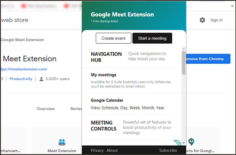 tải Google Meet trên máy tính