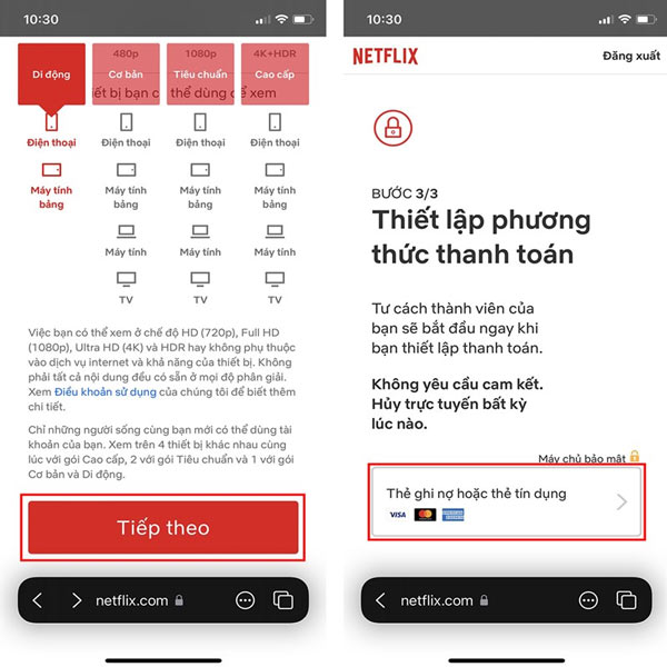 gia hạn netflix