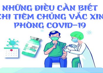 Lưu ý sau khi tiêm vacxin