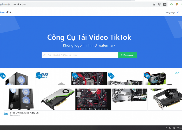 Tải xuống video Tiktok không có logo