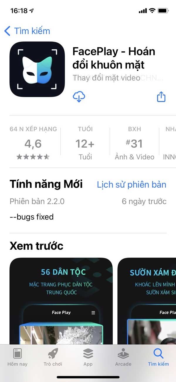 tải faceplay miễn phí cho android