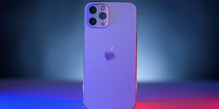 Concept iPhone 13 màu tím 