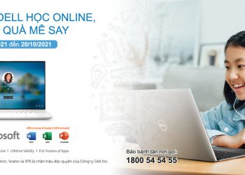 CÙNG DELL HỌC ONLINE, TRÚNG QUÀ MÊ SAY