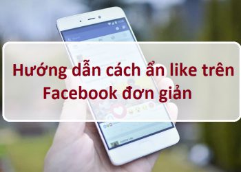 cách ẩn lượt like trên facebook