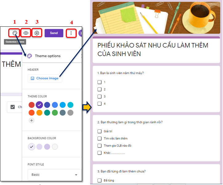 Tạo Google Form Chuyên Nghiệp: Tạo Google Form chuyên nghiệp, thu hút sự quan tâm của người dùng và giúp bạn thu thập thông tin dễ dàng hơn. Với những tính năng mới nhất được cập nhật, Google Form giờ đây càng trở nên mạnh mẽ và linh hoạt hơn bao giờ hết. Tự tin tạo ra những bảng khảo sát chất lượng cao và tiện ích hàng đầu với Google Form.