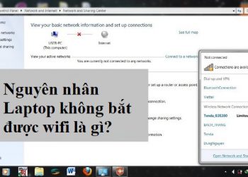 laptop không kết nối được wifi