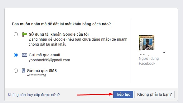 Lấy lại Facebook bị hack email và số điện thoại