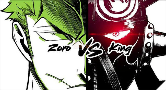King vs Zoro trong one piece 1028
