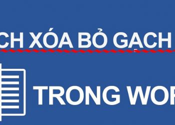 cách bỏ dấu gạch đỏ trong word