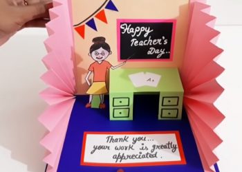 cách làm thiệp 3d 20/11 tặng thầy cô