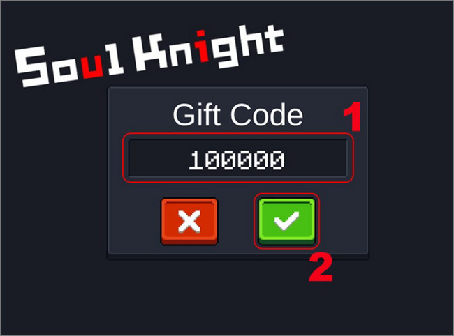 Cách nhập code Soul Knight trên iPhone