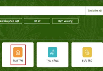 đăng ký tạm trú online