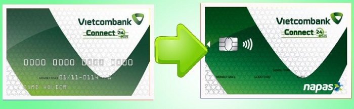 hình ảnh thẻ chip vietcombank