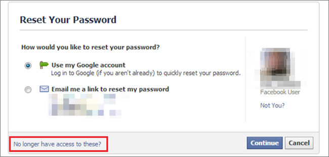 Facebook không đăng nhập được mã lỗi 2
