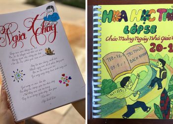 mẫu tập san chào mừng 20/11 cho bé đẹp 1