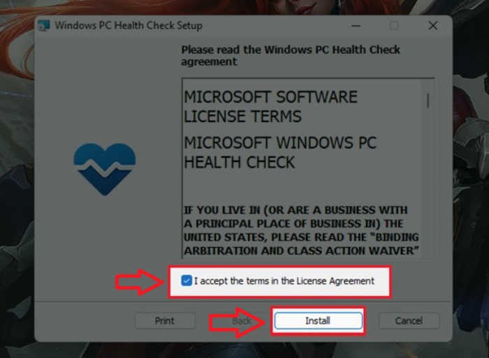 cách dùng PC Health Check