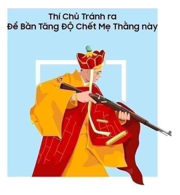 đường tăng cầm súng