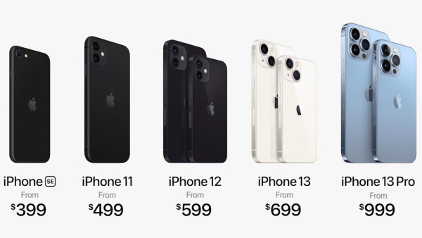 so sánh thông số iphone 12 và 13