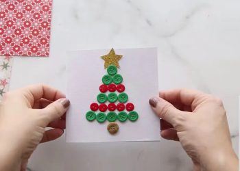 làm thiệp giáng sinh đơn giản