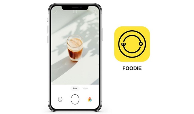 phần mềm chụp ảnh đẹp miễn phí cho iphone Foodie