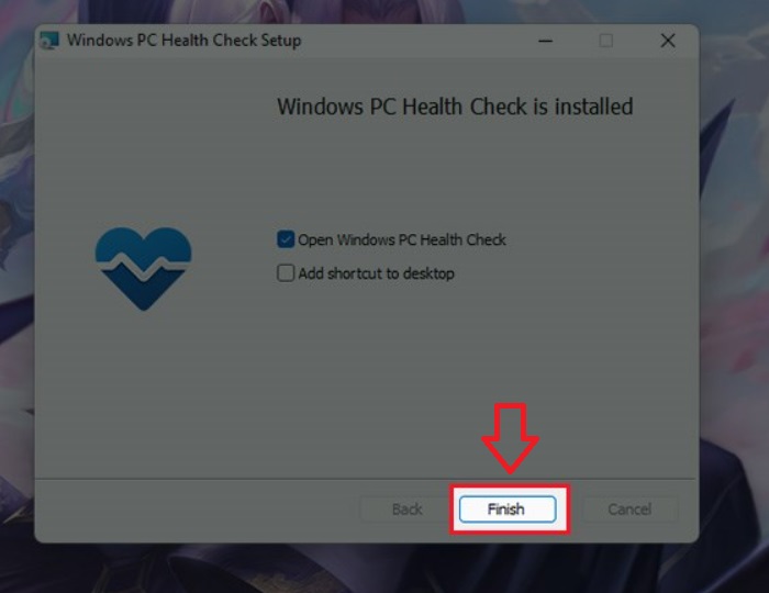 tải PC Health Check