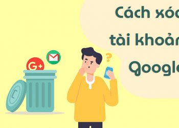 xóa tài khoản Google