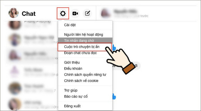 View old messages on Messenger