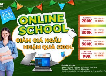 Online school – Giảm giá ngầu nhận quà cool