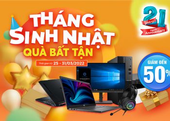 Chương trình khuyến mãi “Mừng sinh nhật Ben Computer 21 tuổi”