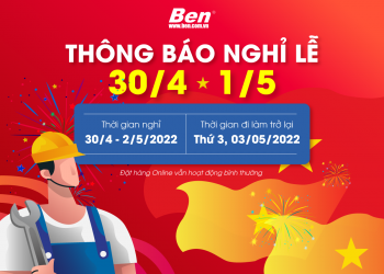 Ben Computer thông báo nghỉ lễ 30/4-1/5
