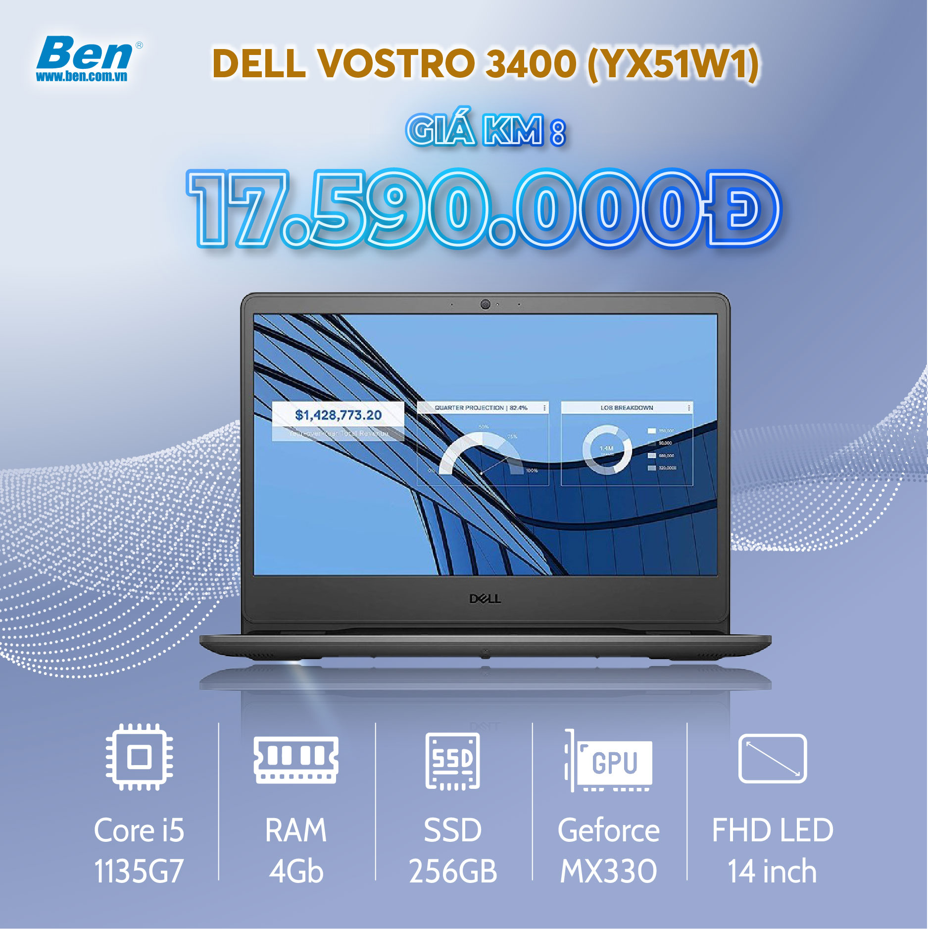 Laptop Dell Vostro 3400 02