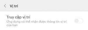 Tắt định vị trên điện thoại Android
