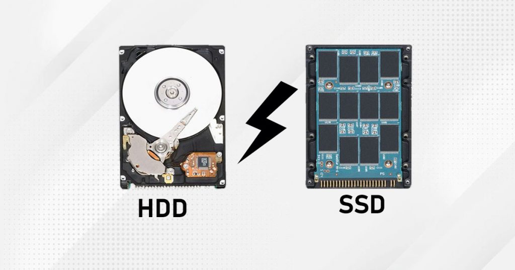 Sự khác biệt giữ ổ cứng SSD và HDD
