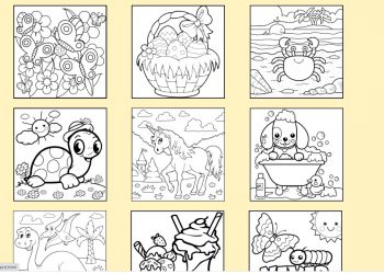 trang web tô màu Room Recesss