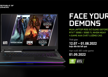 Mua laptop Asus ROG nhận ngay 4 tựa game AAA chất lượng cao