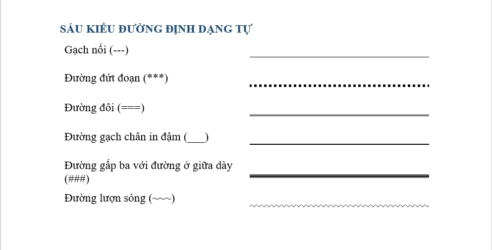 Đường ngang và đường dọc trong Word: Đôi khi ta không biết cách tạo đường ngang và đường dọc trong Word một cách hoàn hảo nhất. Thật may, bức ảnh của chúng tôi sẽ giúp bạn giải quyết vấn đề đó thật dễ dàng và nhanh chóng. Hãy xem và học tập ngay để trở thành \