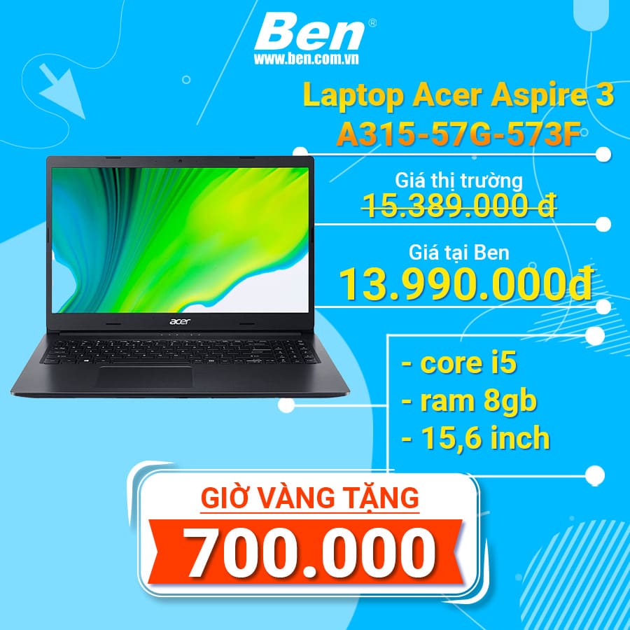 Laptop Acer Aspire 3 A315 57G 573F