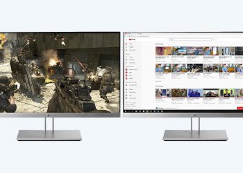 Màn hình kép khi chơi game