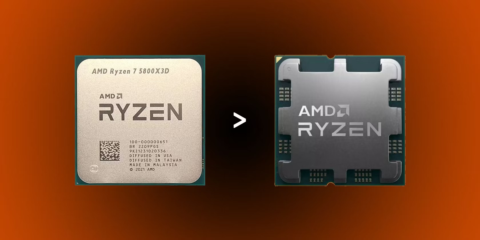 CPU Ryzen 7000 và Ryzen7 5800X