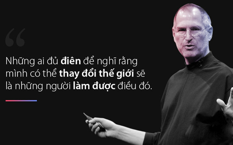 Câu nói truyền cảm hứng của Steve Jobs
