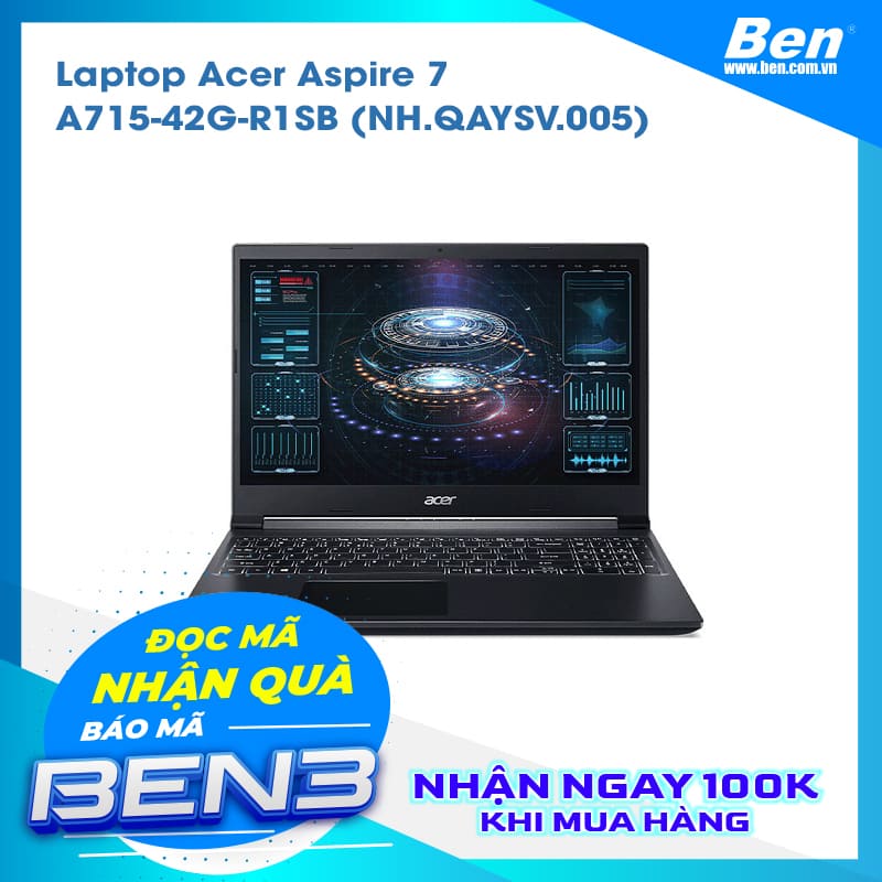 Laptop Acer Aspire 7 A715 42G R1SB 1