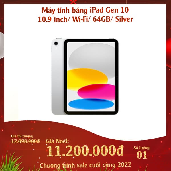 May tinh bang iPad Gen 10 10