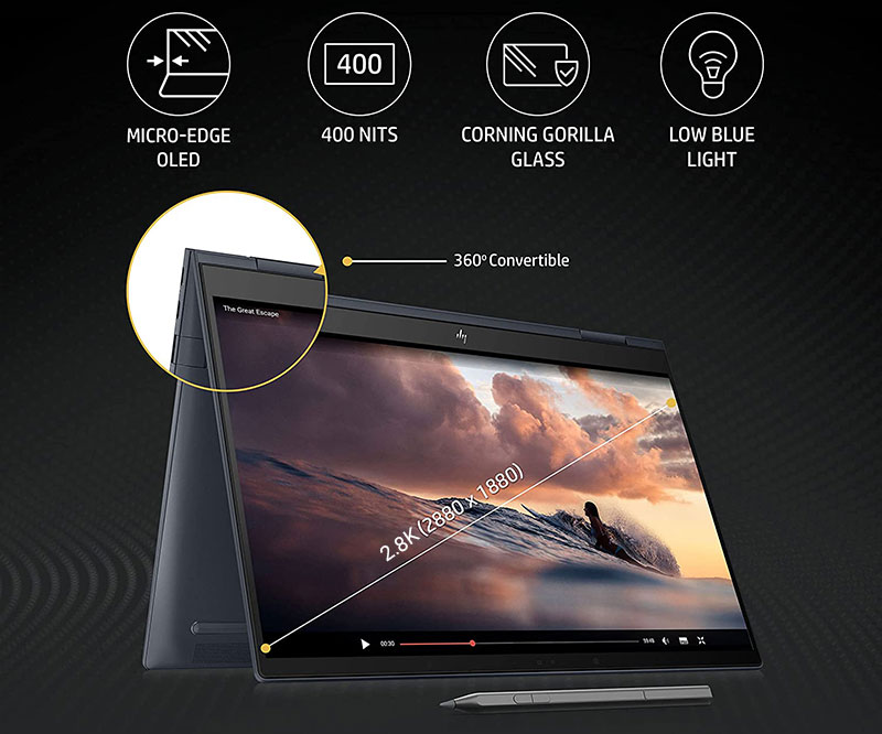 HP ENVY x360 13-bf0092TU : Laptop 2 trong 1 siêu di động, đa năng