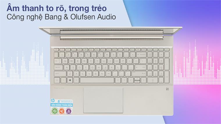 Hệ thống âm thanh HP Pavilion 15 i3 eg0513TU vượt trội